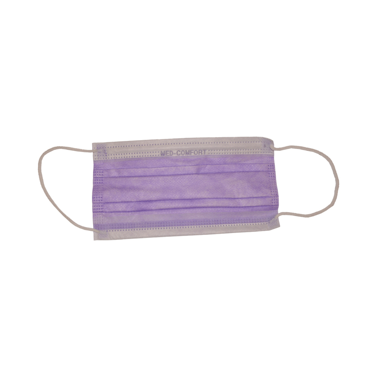 Med-Comfort Vlies-Mundschutz lila 3-lagig EN 14683 Typ II R mit Nasenbügel Med-Comfort Vlies-Mundschutz lila 3-lagig EN 14683 Typ II R mit Nasenbügel