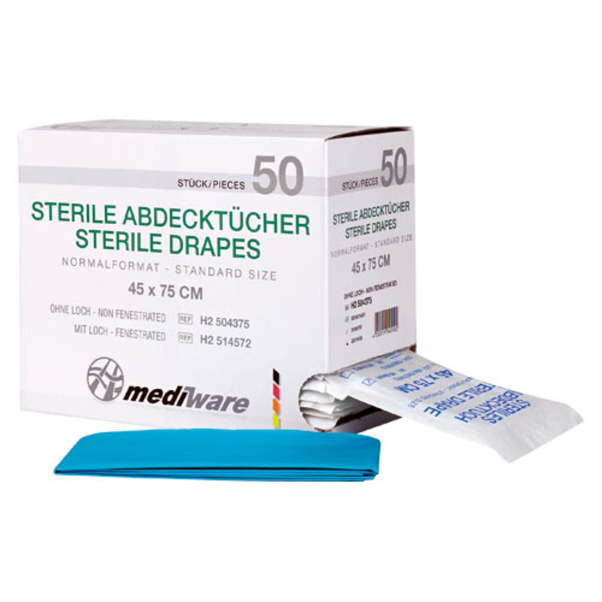 Mediware Abdecktücher ohne Loch, 2-lagig 45 x 75cm Mediware Abdecktücher ohne Loch, 2-lagig 45 x 75cm