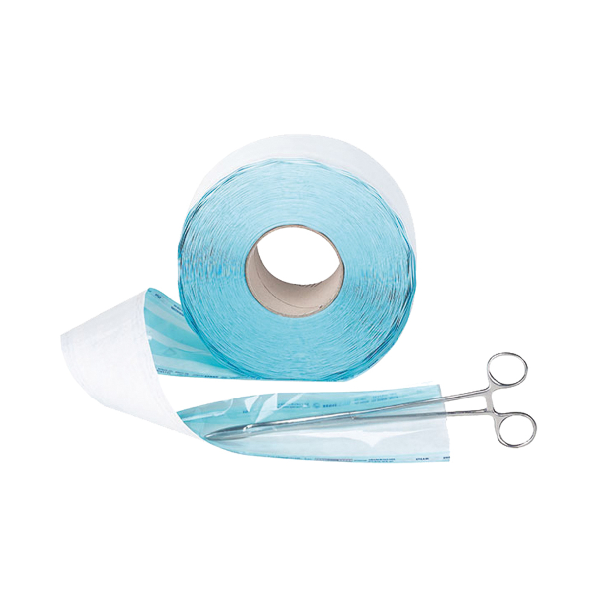 Sterirolle mit Seitenfalte für Dampfsterilisation 75 x 25mm x 100m Sterirolle mit Seitenfalte für Dampfsterilisation 75 x 25mm x 100m