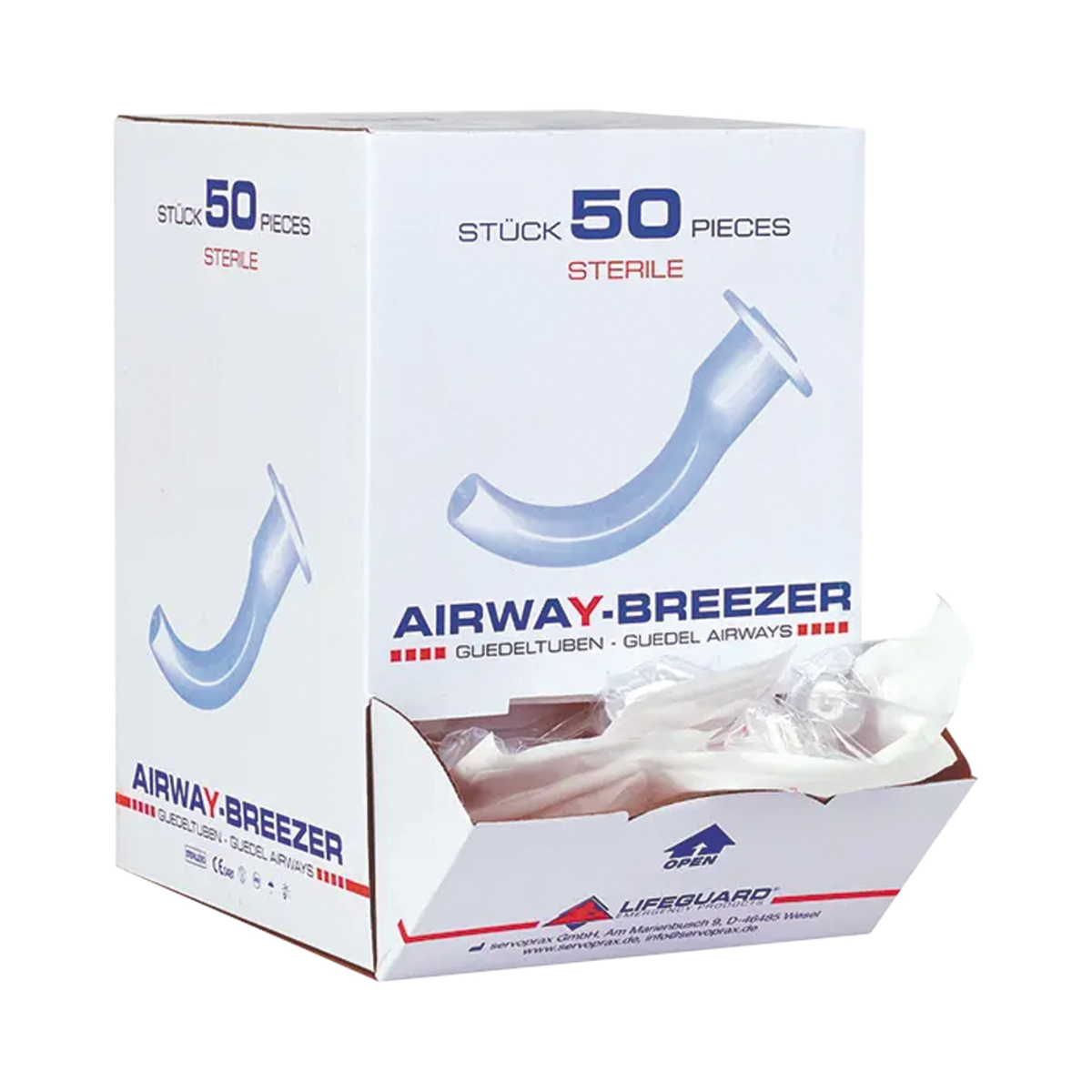 Einmal-Guedel-Tubus steril Gr. 4, rot Einmal-Guedel-Tubus steril Gr. 4, rot