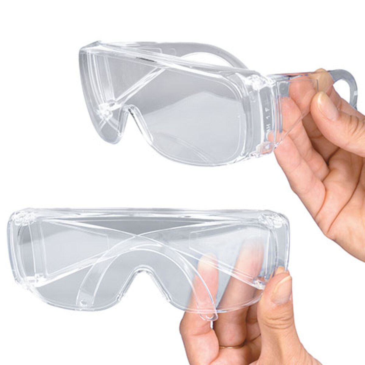 Schutz- und Überbrille ( für Brillentäger ) klar, Seiten und Augenbrauenschutz Schutz- und Überbrille ( für Brillentäger ) klar, Seiten und Augenbrauenschutz