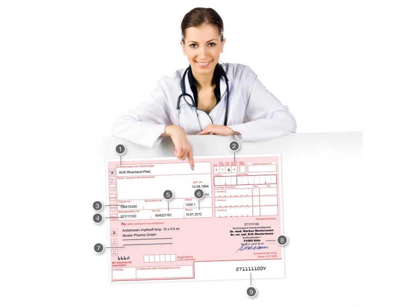 SSB-Rezept ausfüllen